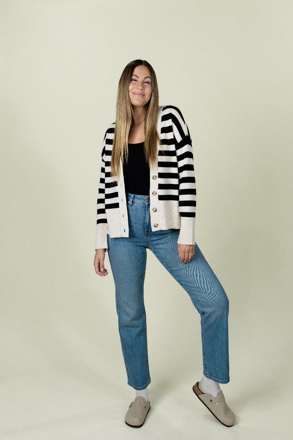 Sloane Striped Cardi