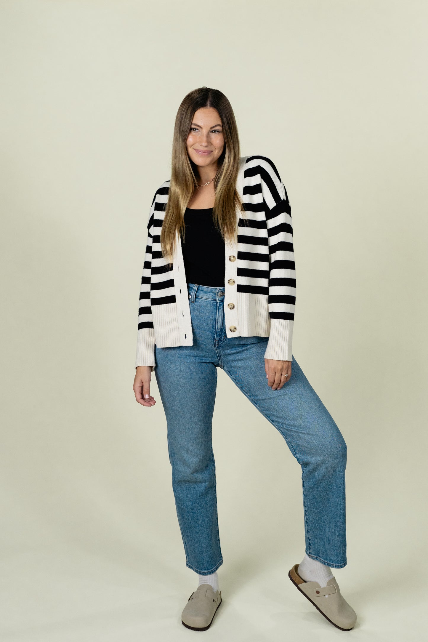 Sloane Striped Cardi