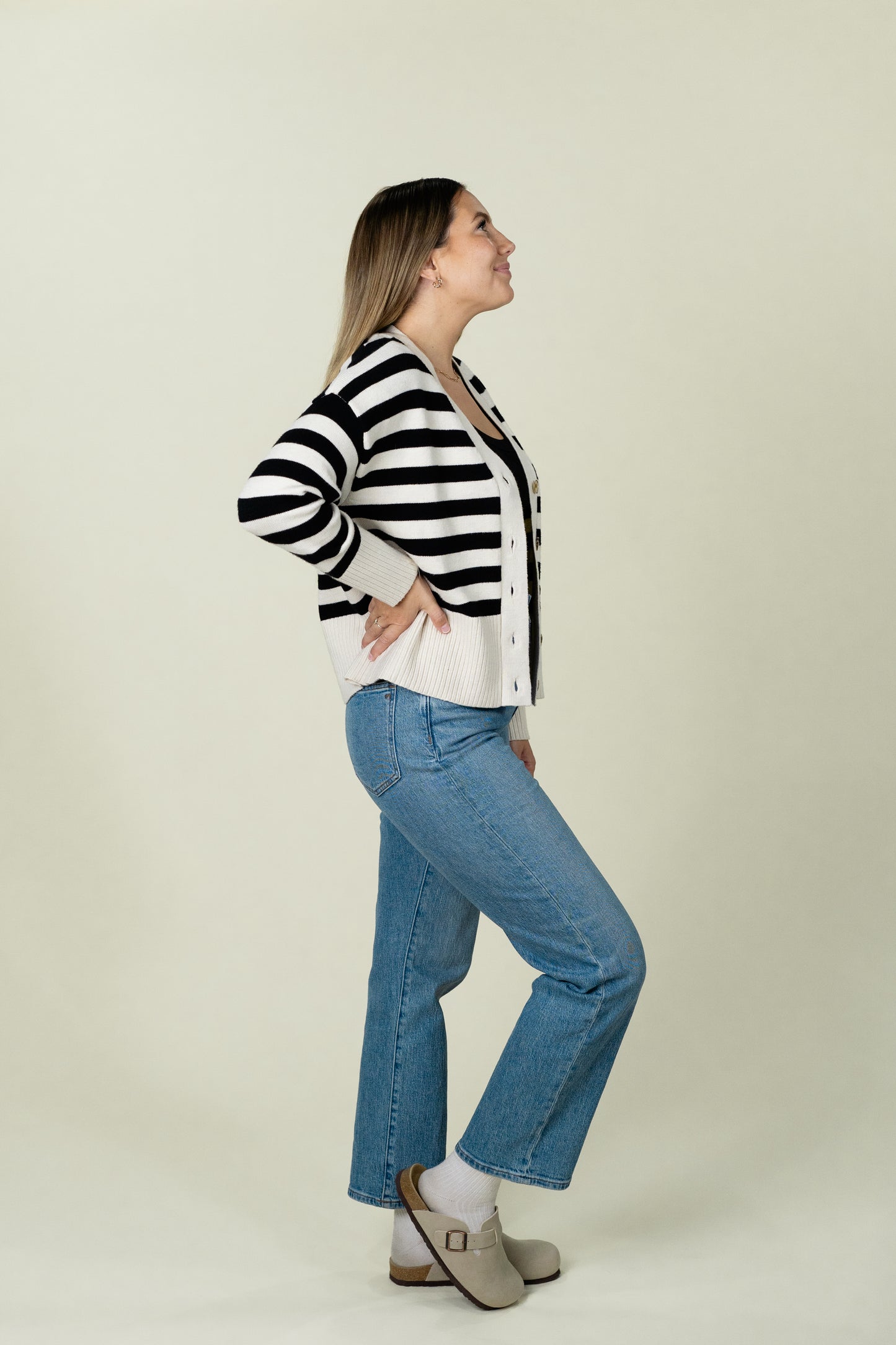 Sloane Striped Cardi